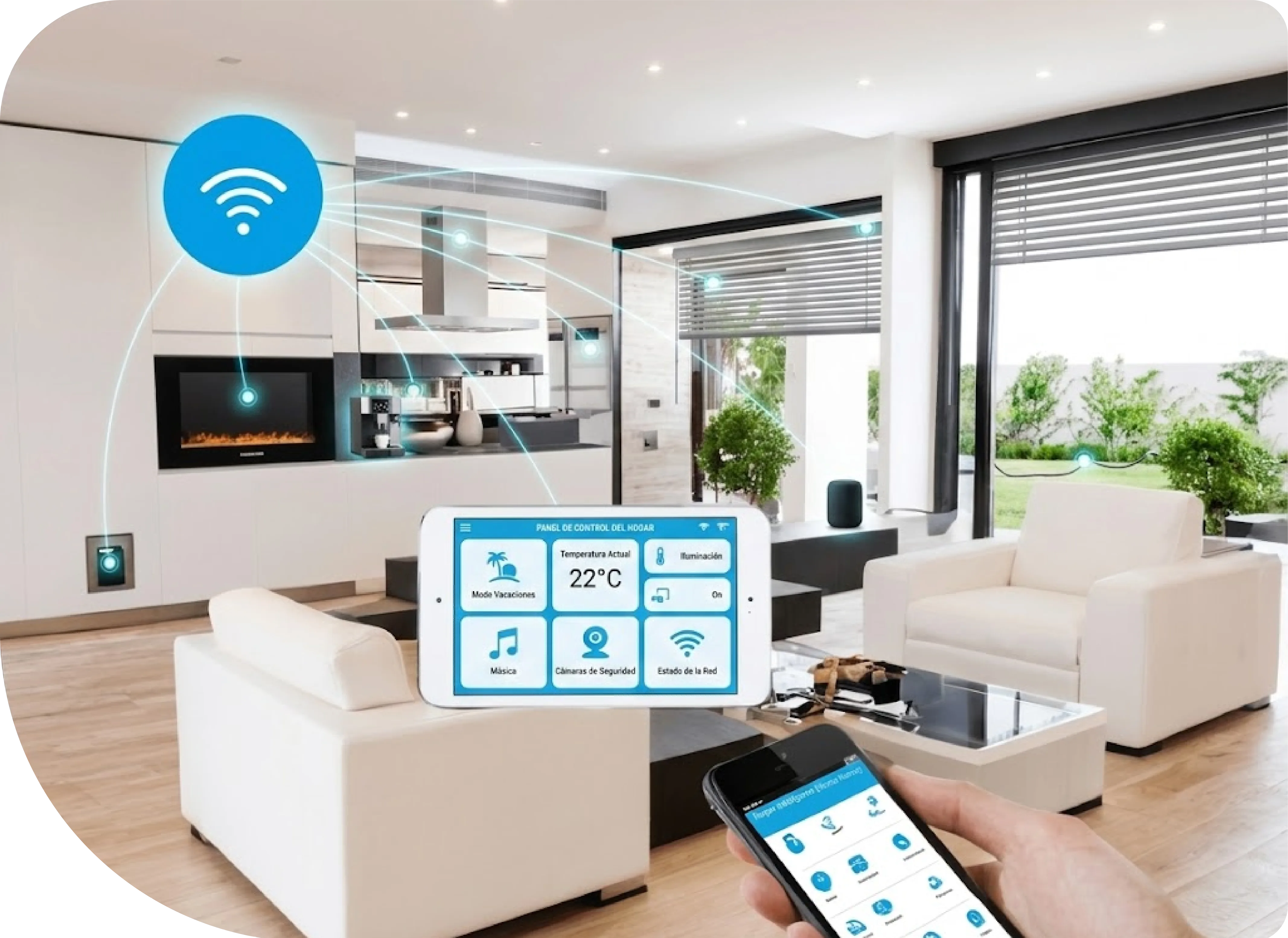 Escenario de automatización domótica del hogar